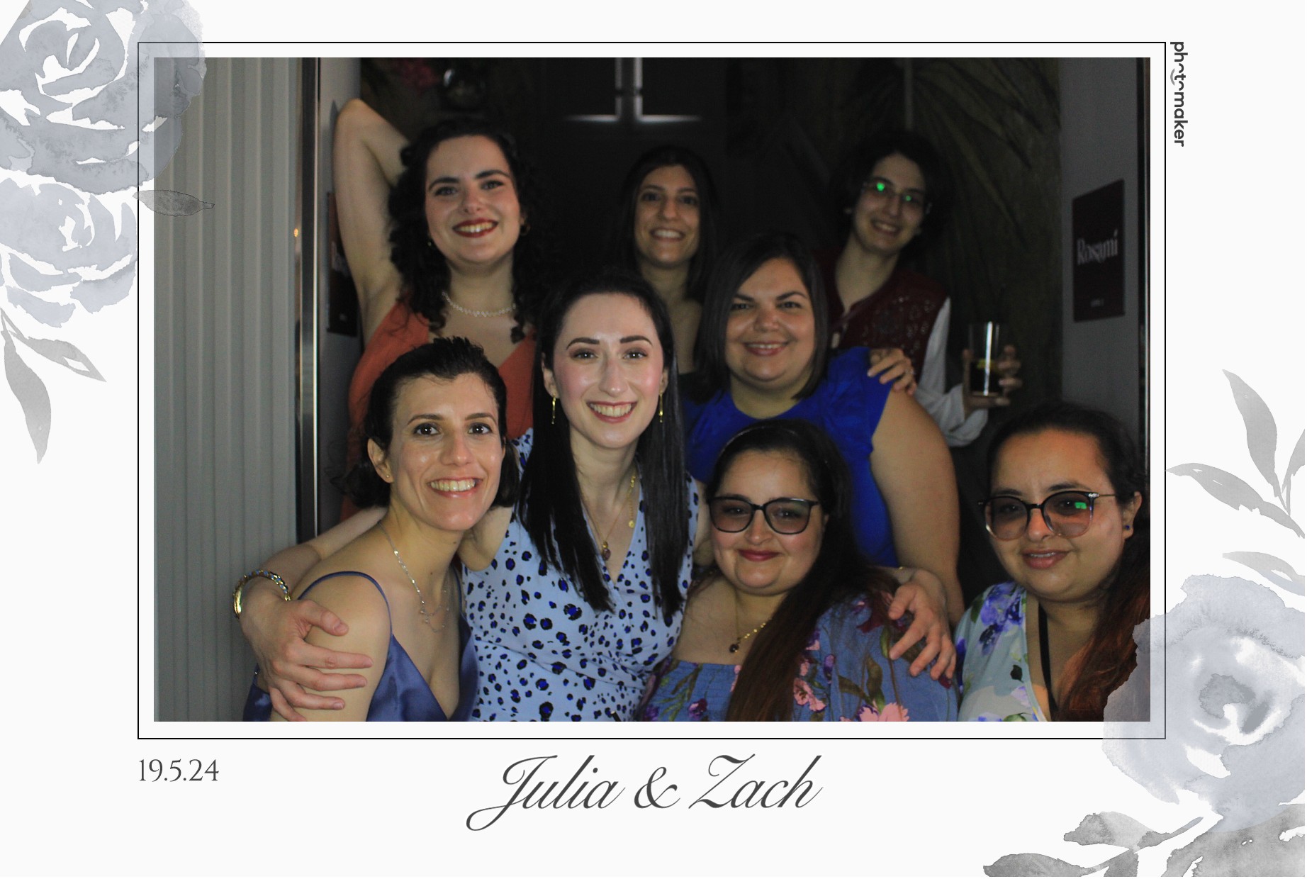 Julia & Zach's Wedding | View more photos from the event at gallery.photomakerphotobooth.com.mt/u/PhotomakerMalta/Julia-Zachs-Wedding