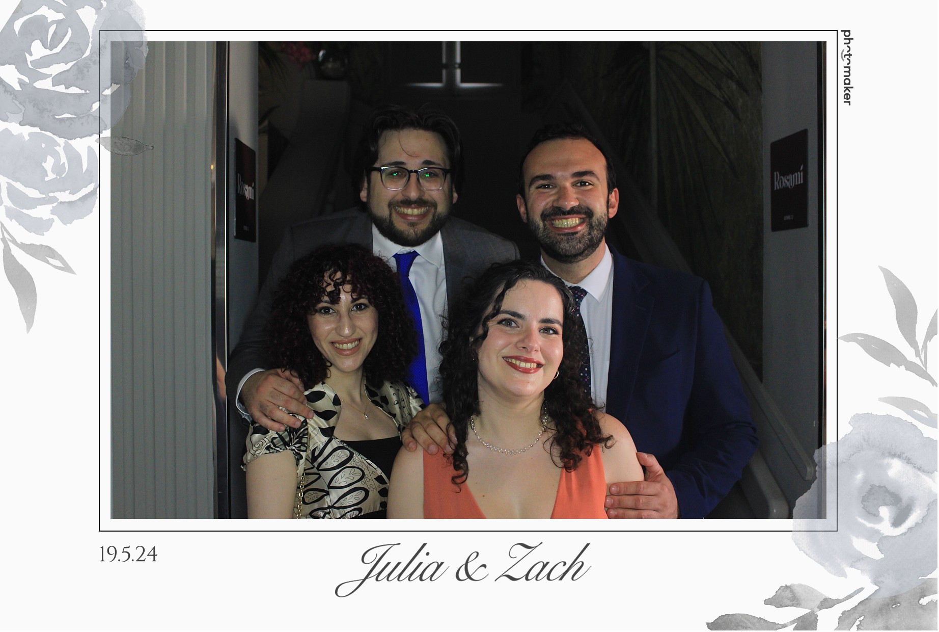 Julia & Zach's Wedding | View more photos from the event at gallery.photomakerphotobooth.com.mt/u/PhotomakerMalta/Julia-Zachs-Wedding