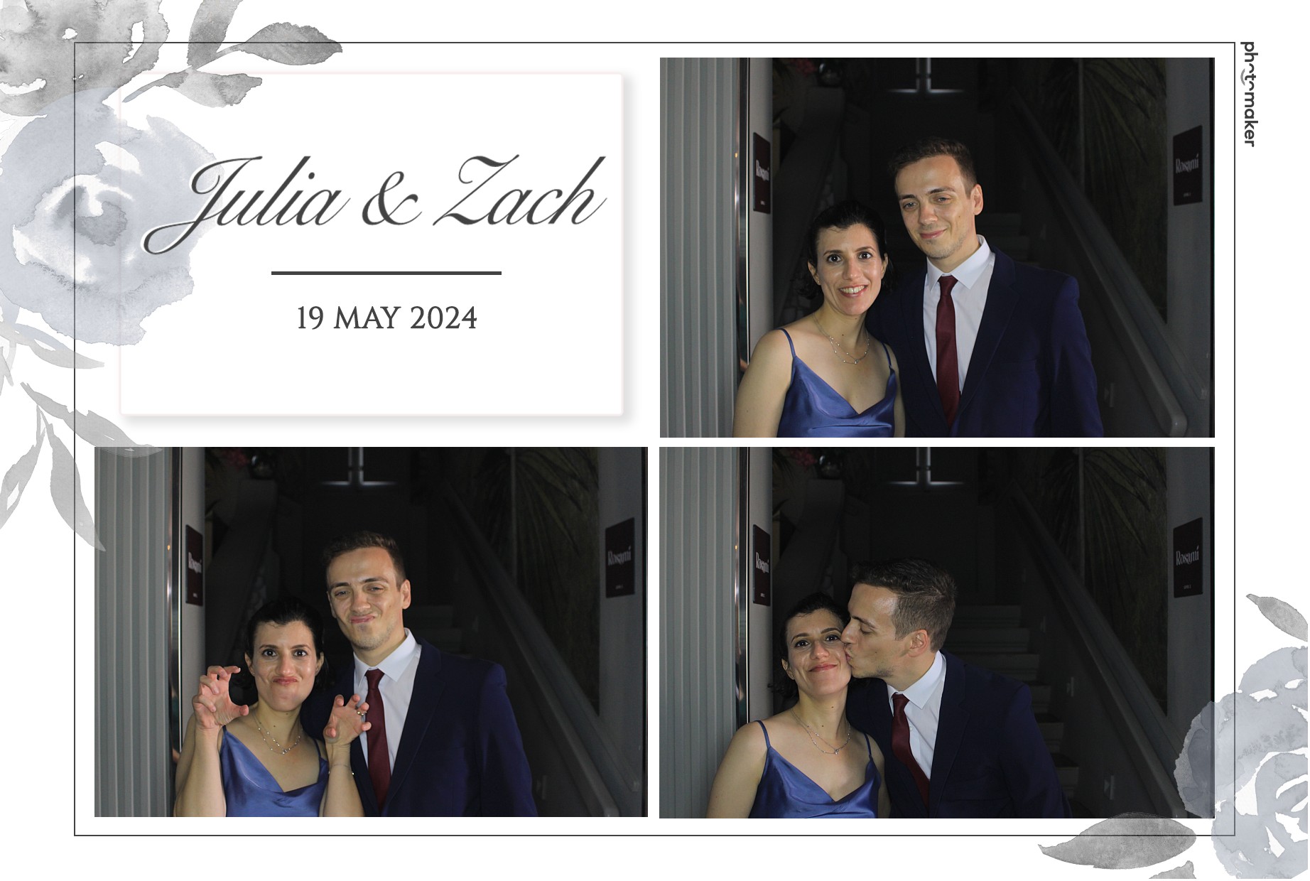 Julia & Zach's Wedding | View more photos from the event at gallery.photomakerphotobooth.com.mt/u/PhotomakerMalta/Julia-Zachs-Wedding