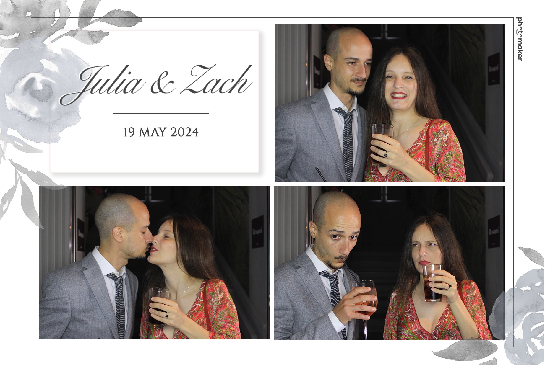 Julia & Zach's Wedding | View more photos from the event at gallery.photomakerphotobooth.com.mt/u/PhotomakerMalta/Julia-Zachs-Wedding