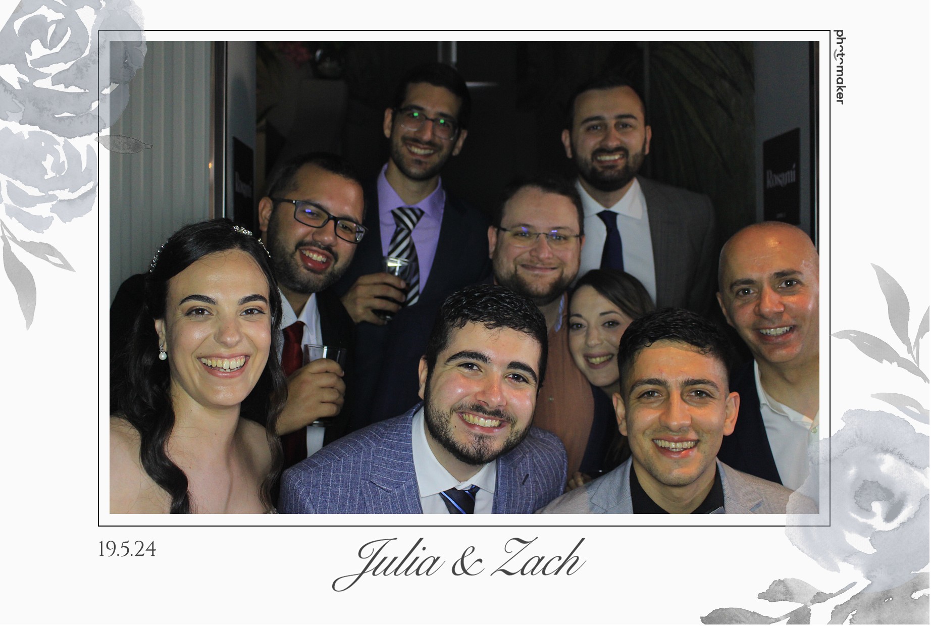 Julia & Zach's Wedding | View more photos from the event at gallery.photomakerphotobooth.com.mt/u/PhotomakerMalta/Julia-Zachs-Wedding