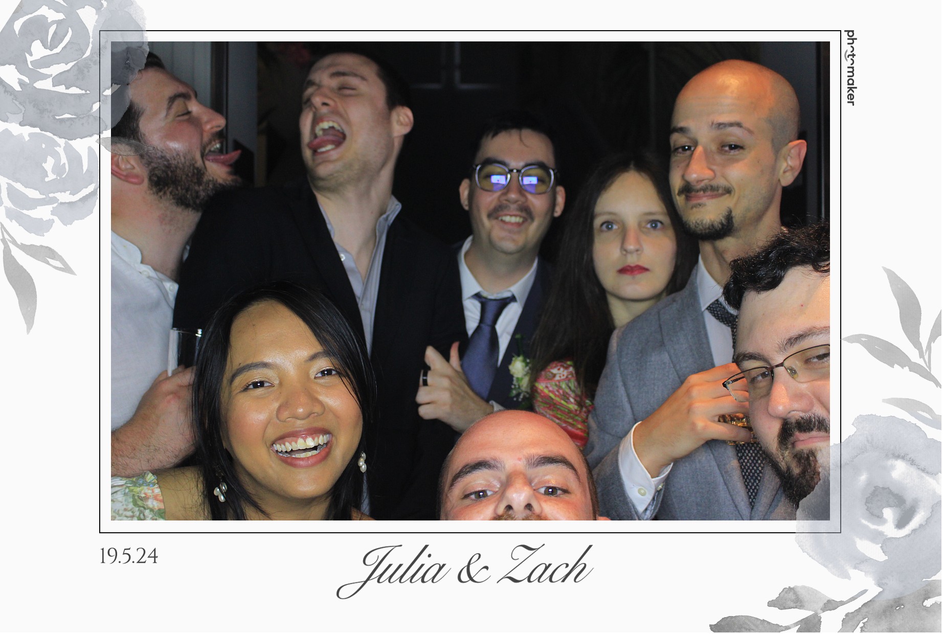 Julia & Zach's Wedding | View more photos from the event at gallery.photomakerphotobooth.com.mt/u/PhotomakerMalta/Julia-Zachs-Wedding