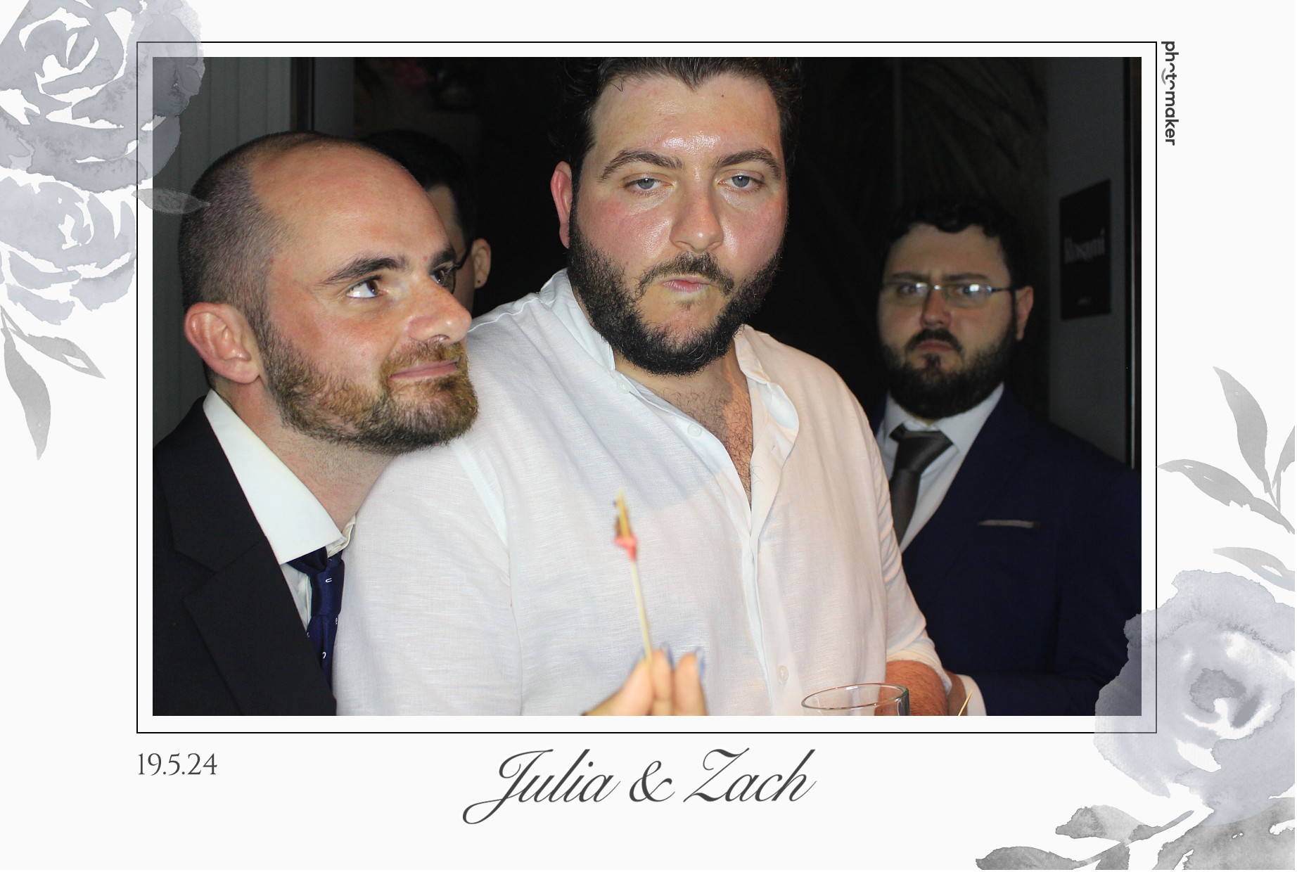 Julia & Zach's Wedding | View more photos from the event at gallery.photomakerphotobooth.com.mt/u/PhotomakerMalta/Julia-Zachs-Wedding