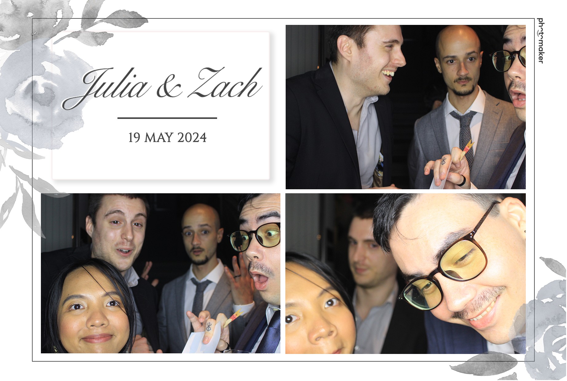 Julia & Zach's Wedding | View more photos from the event at gallery.photomakerphotobooth.com.mt/u/PhotomakerMalta/Julia-Zachs-Wedding