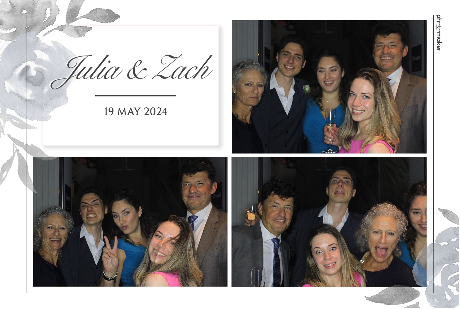 Julia & Zach's Wedding | View more photos from the event at gallery.photomakerphotobooth.com.mt/u/PhotomakerMalta/Julia-Zachs-Wedding