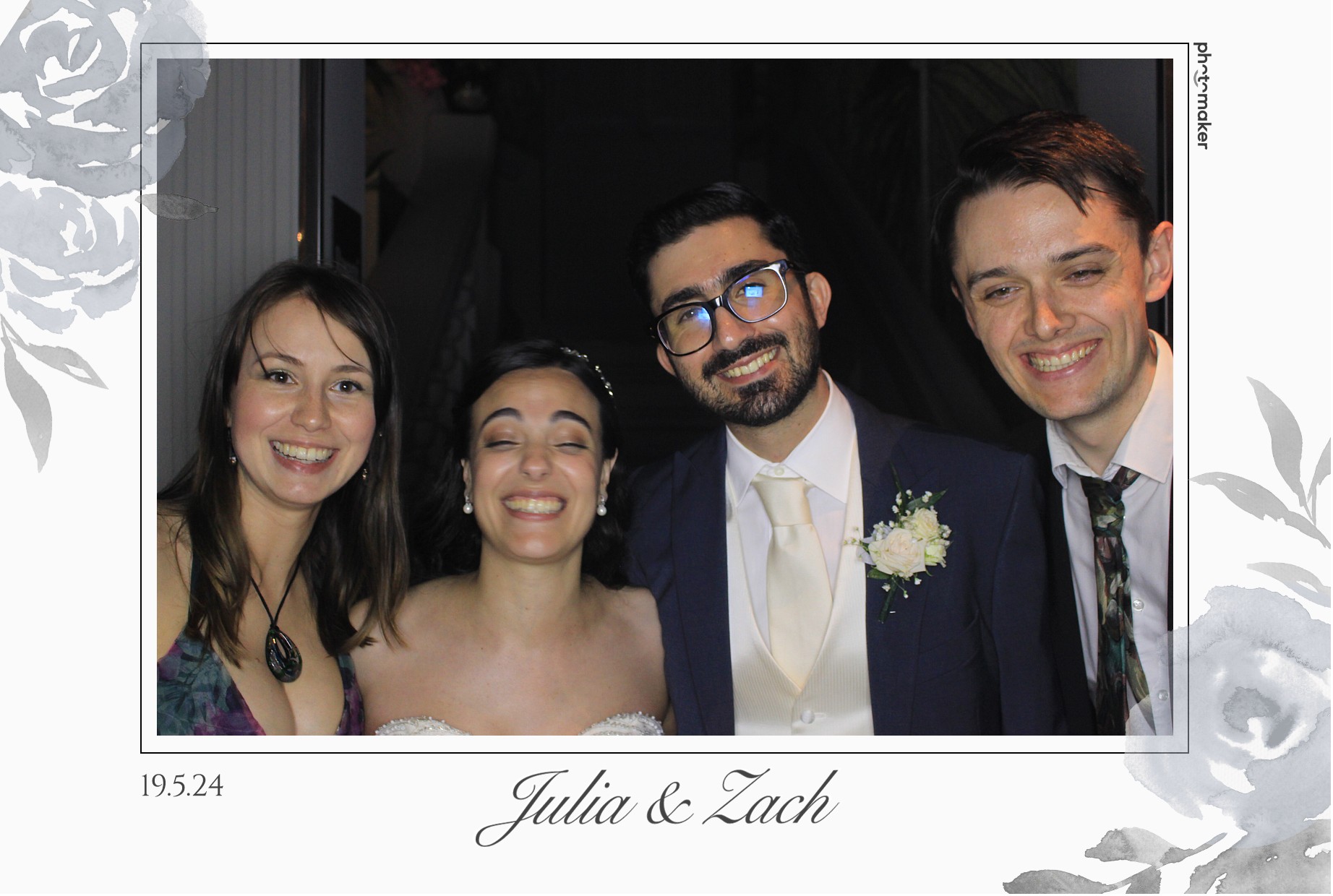 Julia & Zach's Wedding | View more photos from the event at gallery.photomakerphotobooth.com.mt/u/PhotomakerMalta/Julia-Zachs-Wedding