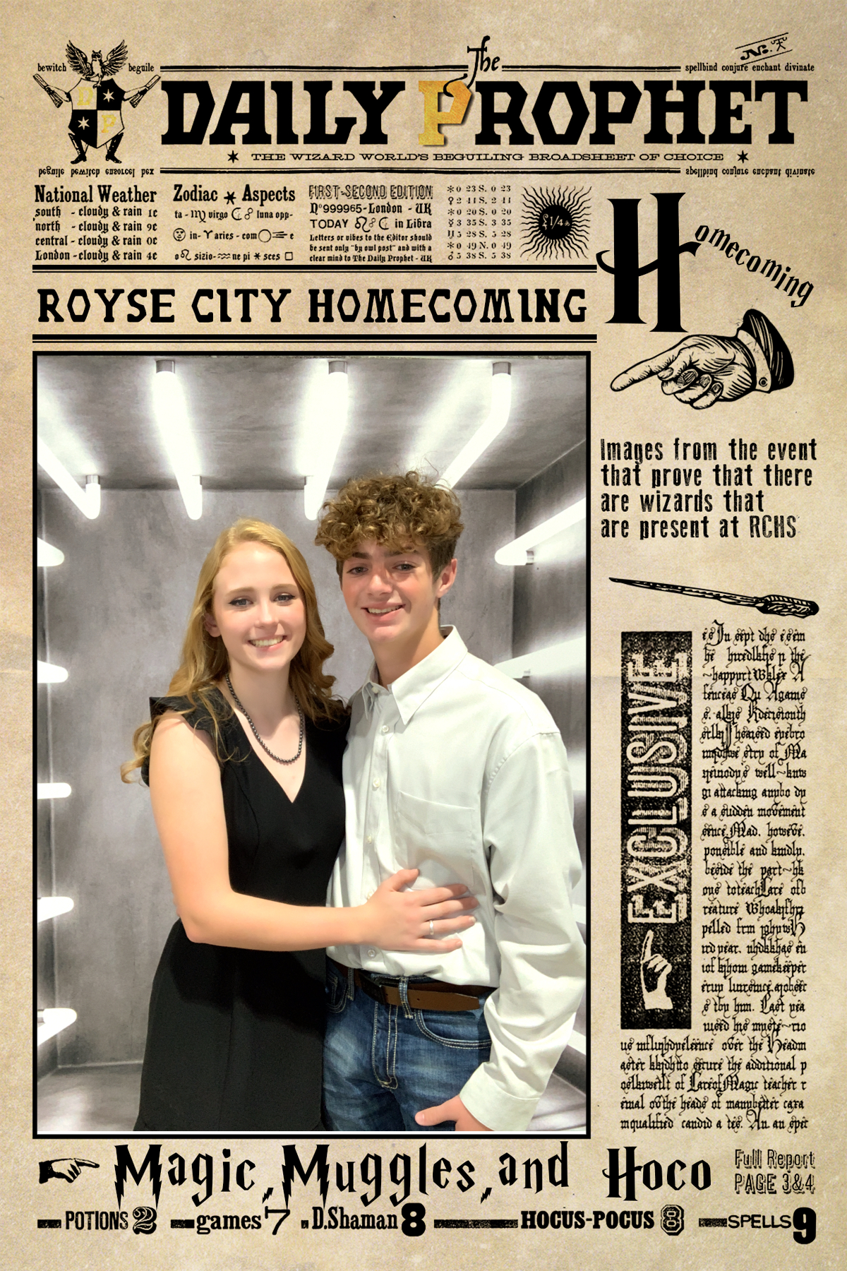 ROYSE CITY MAGIC, MUGGLES, & HOCO | View more photos from the event at gallery.rckapturedmemories.com/u/RCKapturedMemories/ROYSE-CITY-MAGIC-MUGGLES-HOCO