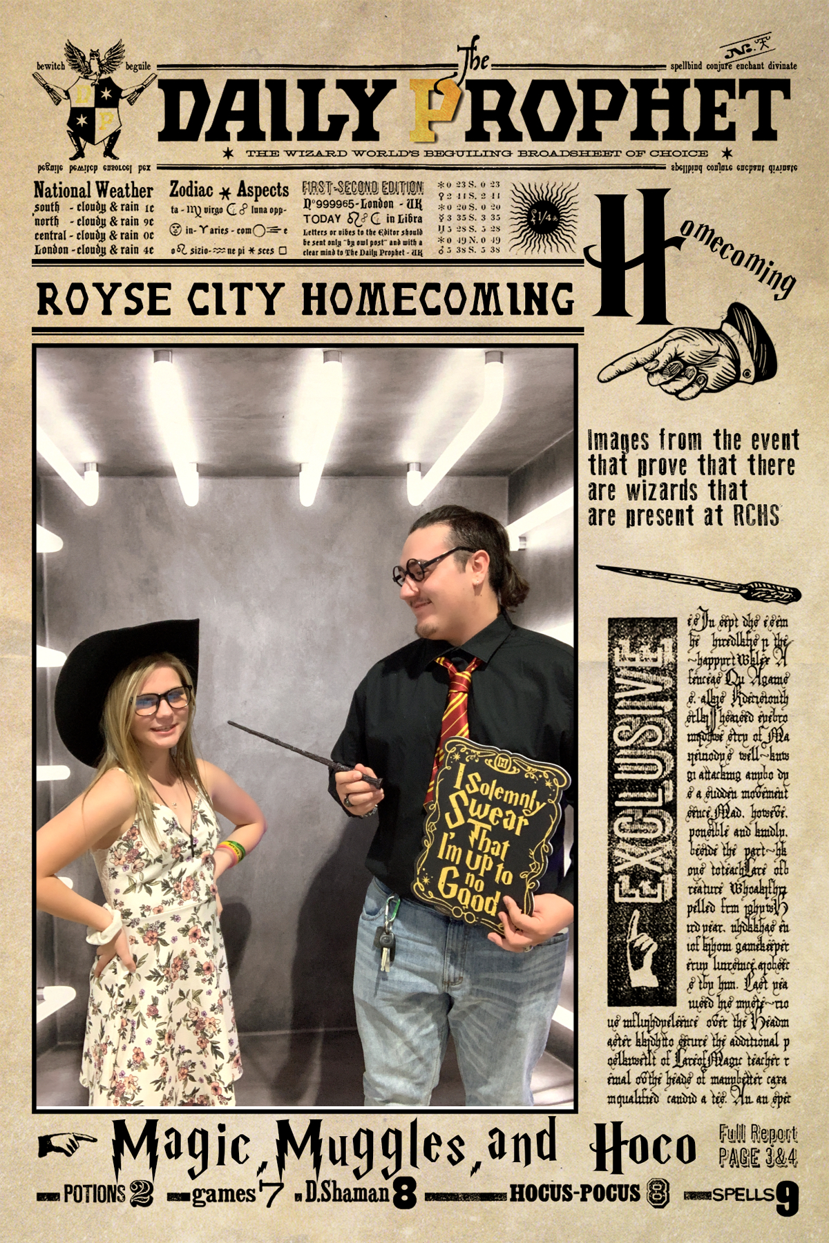 ROYSE CITY MAGIC, MUGGLES, & HOCO | View more photos from the event at gallery.rckapturedmemories.com/u/RCKapturedMemories/ROYSE-CITY-MAGIC-MUGGLES-HOCO