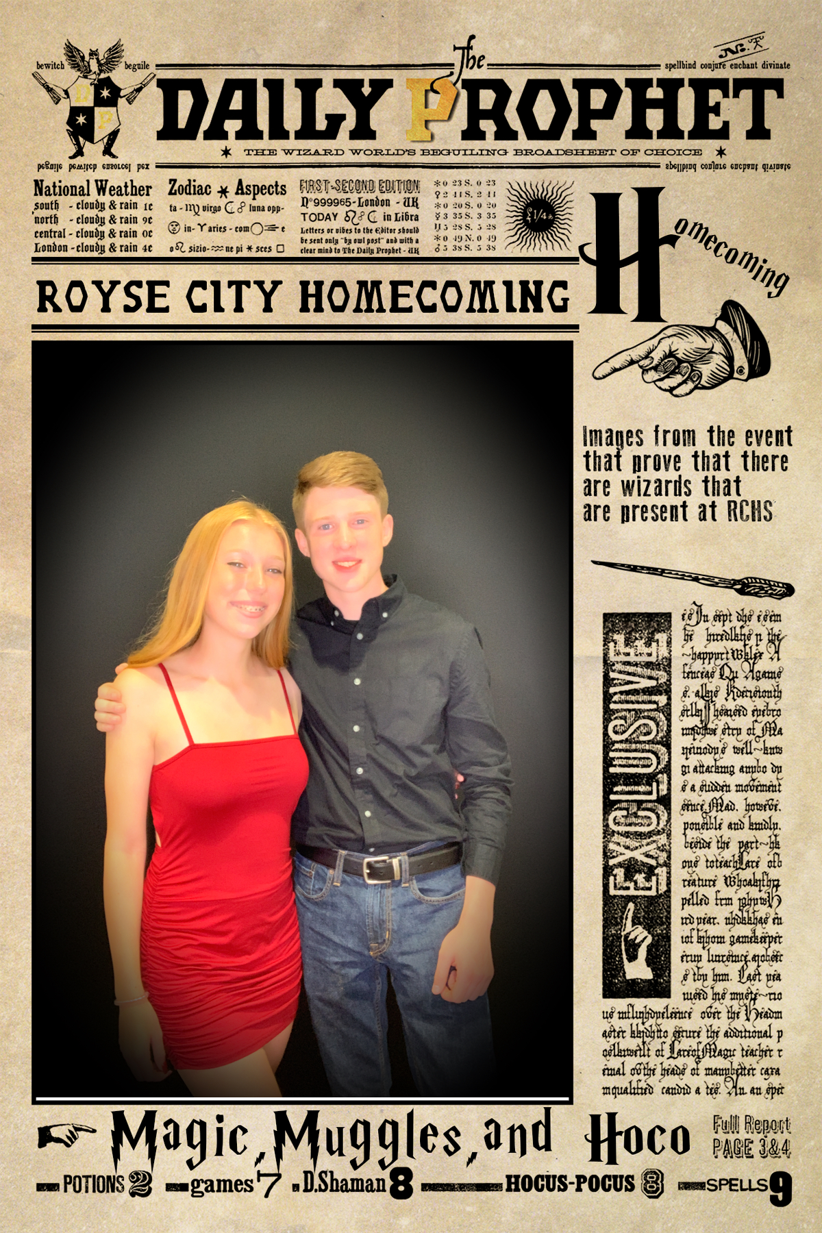 ROYSE CITY MAGIC, MUGGLES, & HOCO | View more photos from the event at gallery.rckapturedmemories.com/u/RCKapturedMemories/ROYSE-CITY-MAGIC-MUGGLES-HOCO