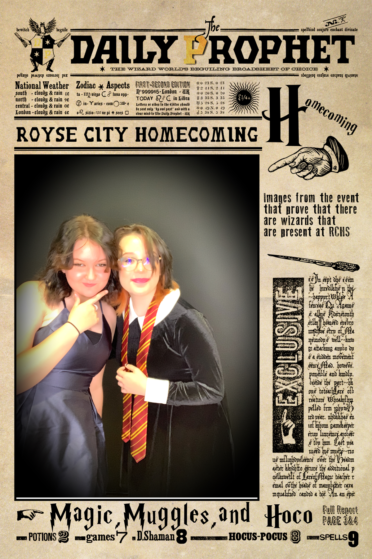 ROYSE CITY MAGIC, MUGGLES, & HOCO | View more photos from the event at gallery.rckapturedmemories.com/u/RCKapturedMemories/ROYSE-CITY-MAGIC-MUGGLES-HOCO