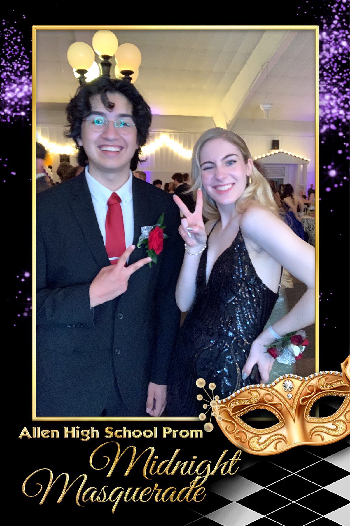 ALLEN PROM - MIDNIGHT MASQUERADE | View more photos from the event at gallery.rckapturedmemories.com/u/RCKapturedMemories/ALLEN-PROM-MIDNIGHT-MASQUERADE