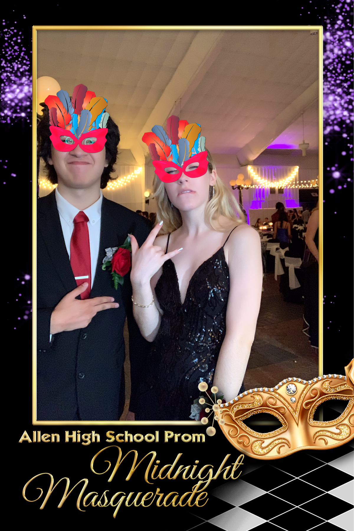 ALLEN PROM - MIDNIGHT MASQUERADE | View more photos from the event at gallery.rckapturedmemories.com/u/RCKapturedMemories/ALLEN-PROM-MIDNIGHT-MASQUERADE