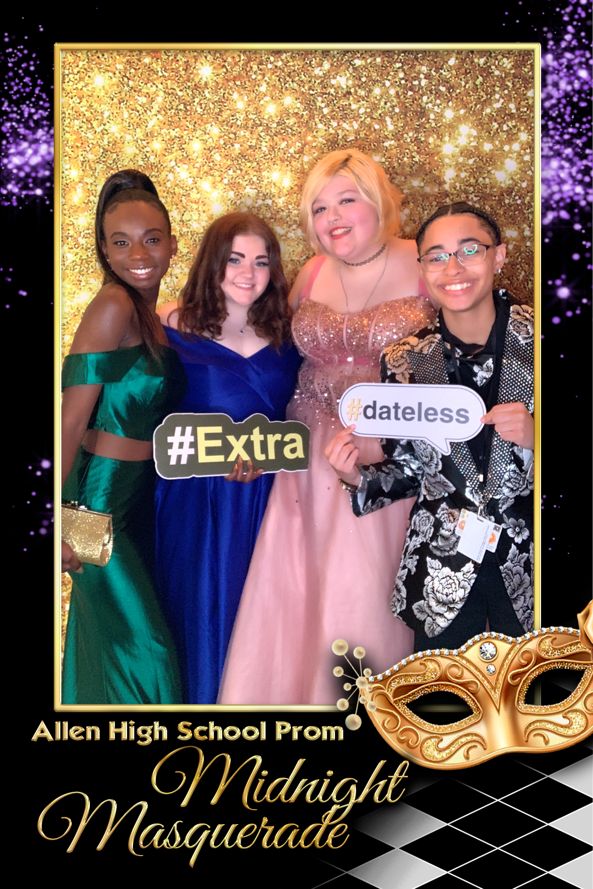 ALLEN PROM - MIDNIGHT MASQUERADE | View more photos from the event at gallery.rckapturedmemories.com/u/RCKapturedMemories/ALLEN-PROM-MIDNIGHT-MASQUERADE