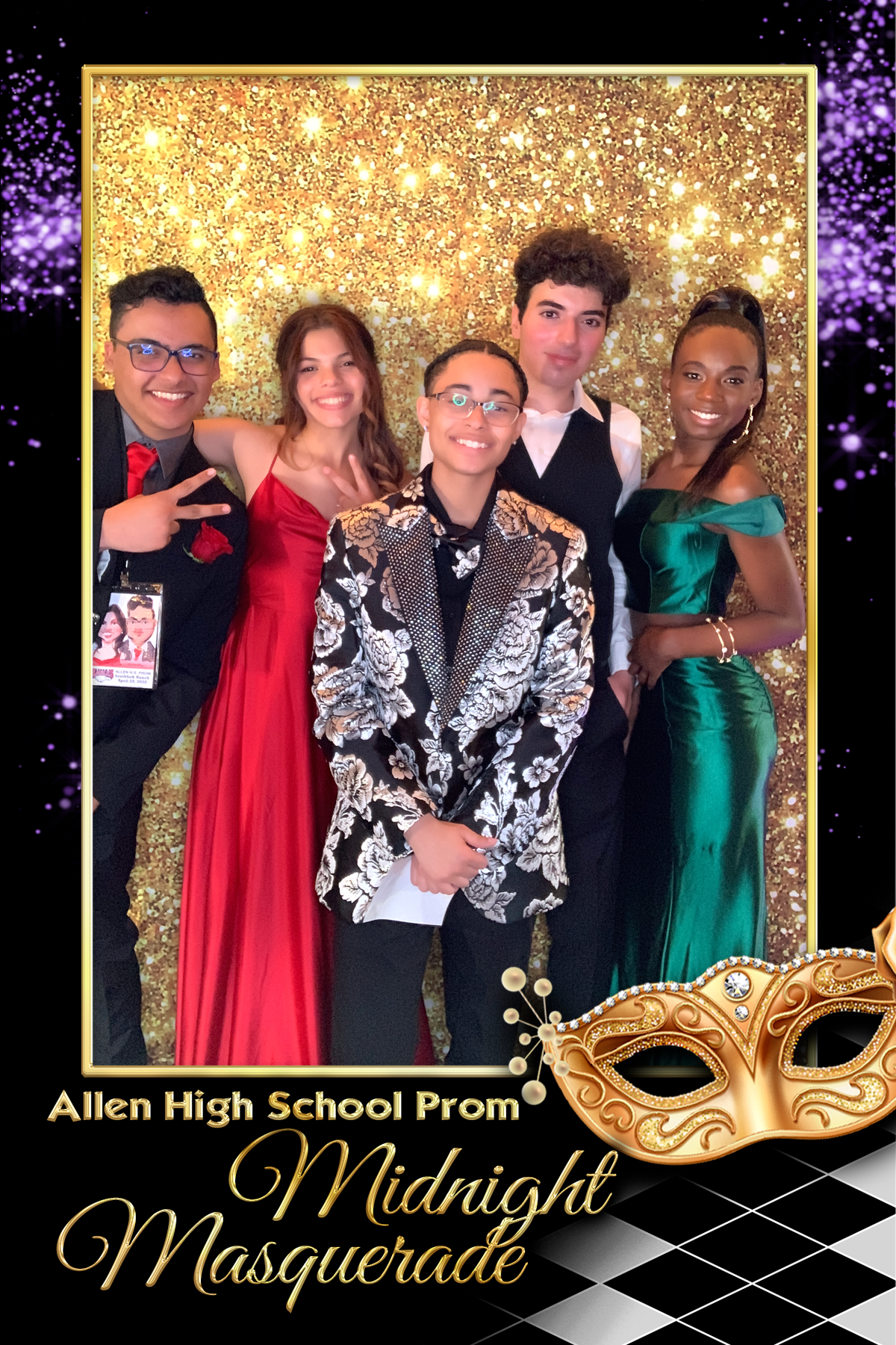 ALLEN PROM - MIDNIGHT MASQUERADE | View more photos from the event at gallery.rckapturedmemories.com/u/RCKapturedMemories/ALLEN-PROM-MIDNIGHT-MASQUERADE