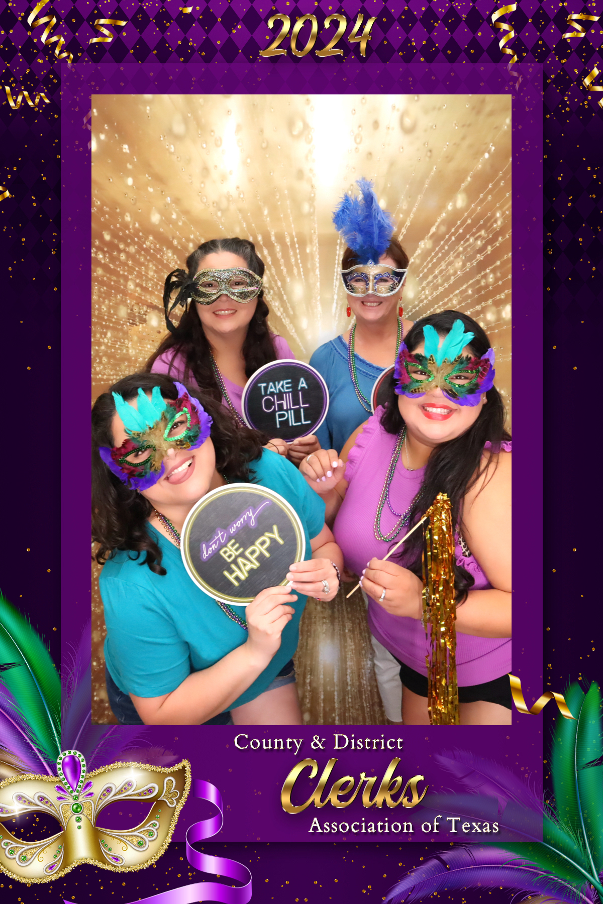 COUNTY & DISTRICT CLERKS MARDI GRAS BANQUET | View more photos from the event at gallery.rckapturedmemories.com/u/RCKapturedMemories/COUNTY-DISTRICT-CLERKS-MARDI-GRAS-BANQUET