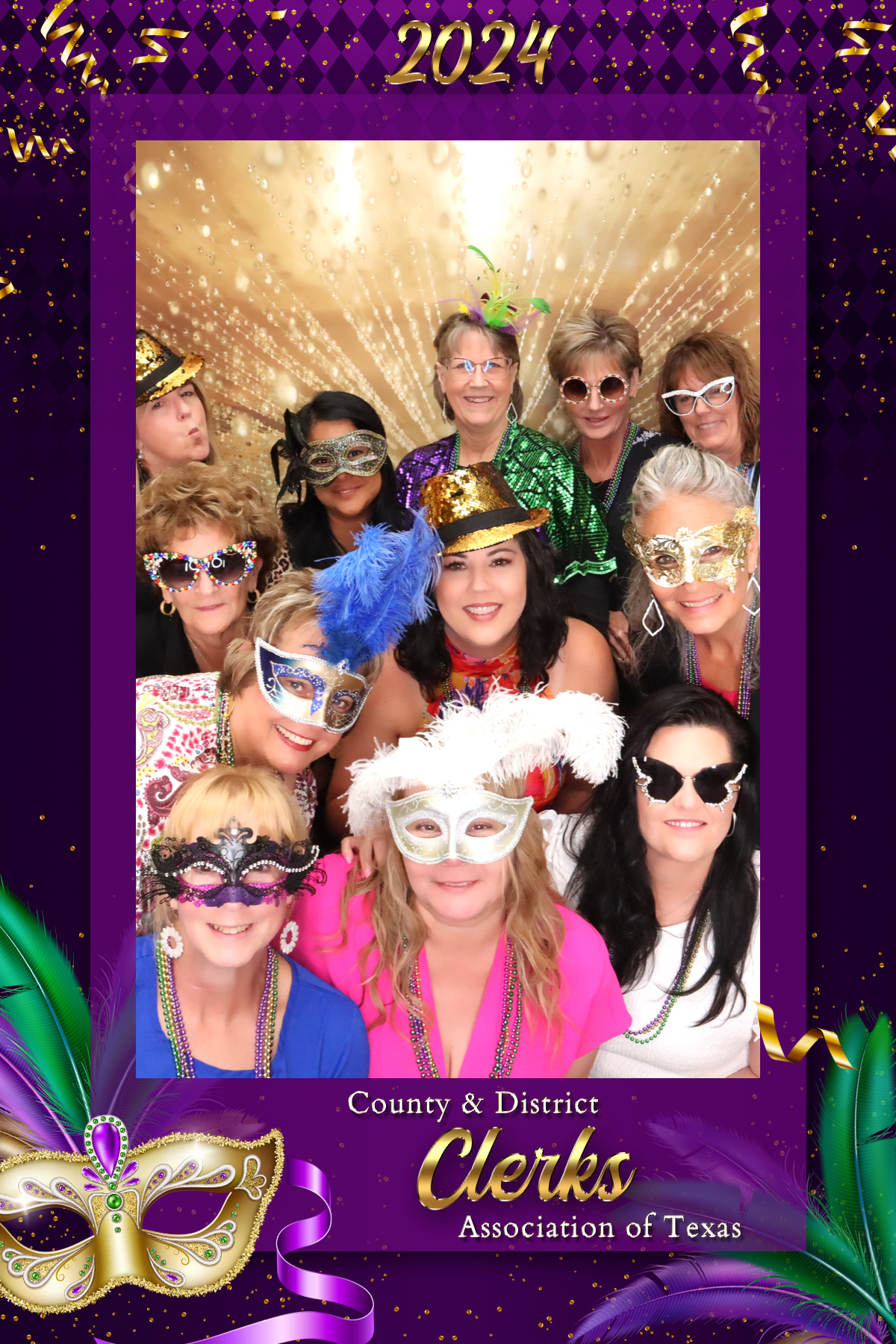 COUNTY & DISTRICT CLERKS MARDI GRAS BANQUET | View more photos from the event at gallery.rckapturedmemories.com/u/RCKapturedMemories/COUNTY-DISTRICT-CLERKS-MARDI-GRAS-BANQUET