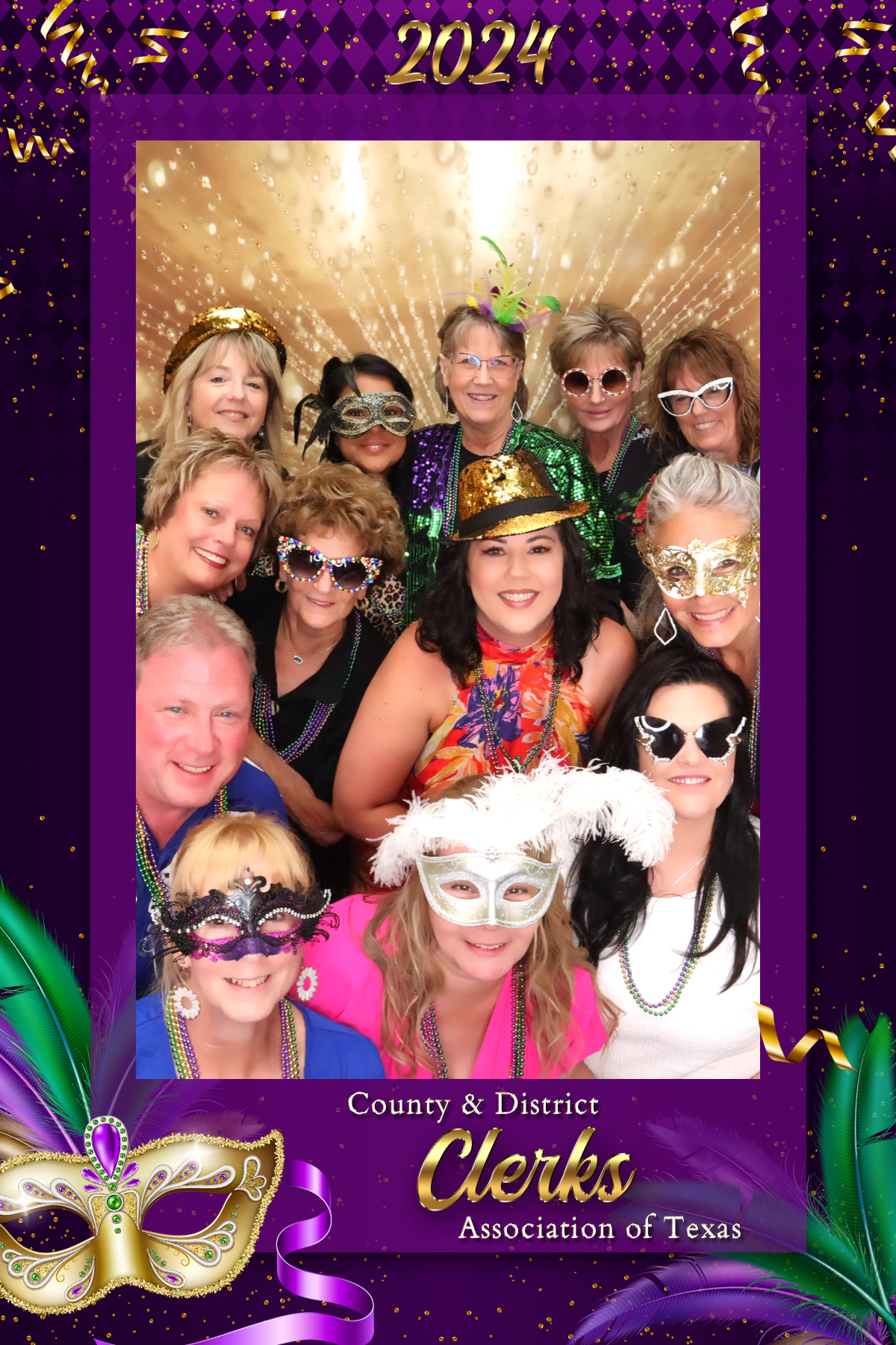 COUNTY & DISTRICT CLERKS MARDI GRAS BANQUET | View more photos from the event at gallery.rckapturedmemories.com/u/RCKapturedMemories/COUNTY-DISTRICT-CLERKS-MARDI-GRAS-BANQUET