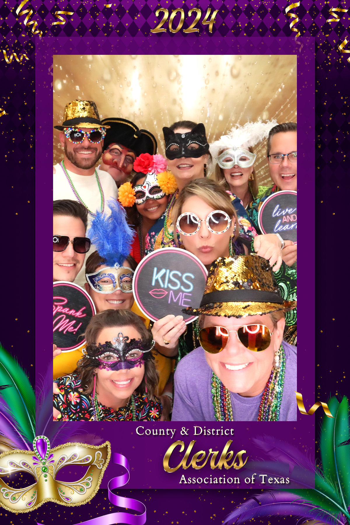 COUNTY & DISTRICT CLERKS MARDI GRAS BANQUET | View more photos from the event at gallery.rckapturedmemories.com/u/RCKapturedMemories/COUNTY-DISTRICT-CLERKS-MARDI-GRAS-BANQUET