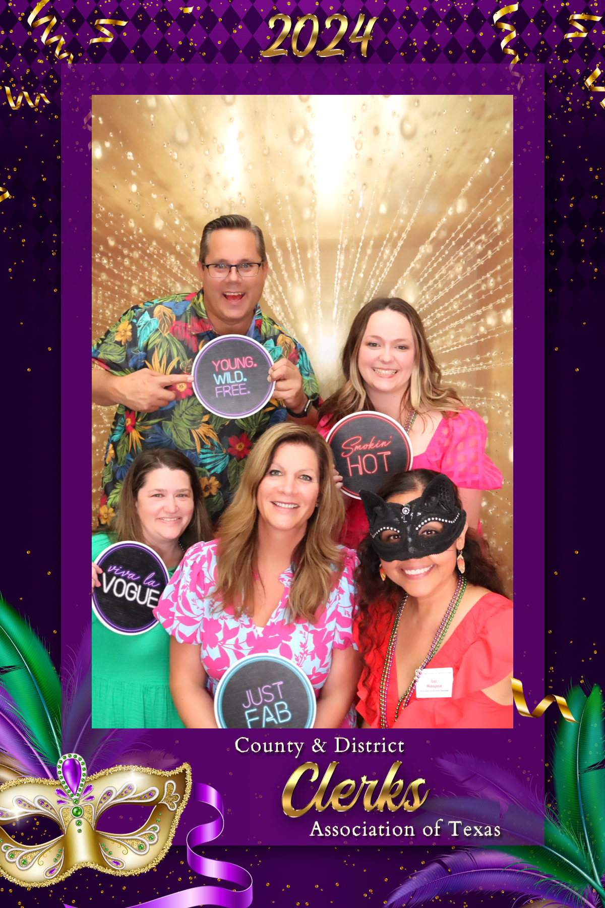 COUNTY & DISTRICT CLERKS MARDI GRAS BANQUET | View more photos from the event at gallery.rckapturedmemories.com/u/RCKapturedMemories/COUNTY-DISTRICT-CLERKS-MARDI-GRAS-BANQUET