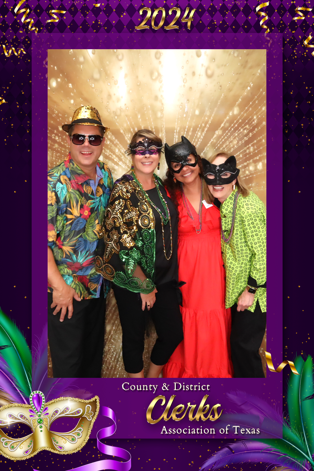 COUNTY & DISTRICT CLERKS MARDI GRAS BANQUET | View more photos from the event at gallery.rckapturedmemories.com/u/RCKapturedMemories/COUNTY-DISTRICT-CLERKS-MARDI-GRAS-BANQUET