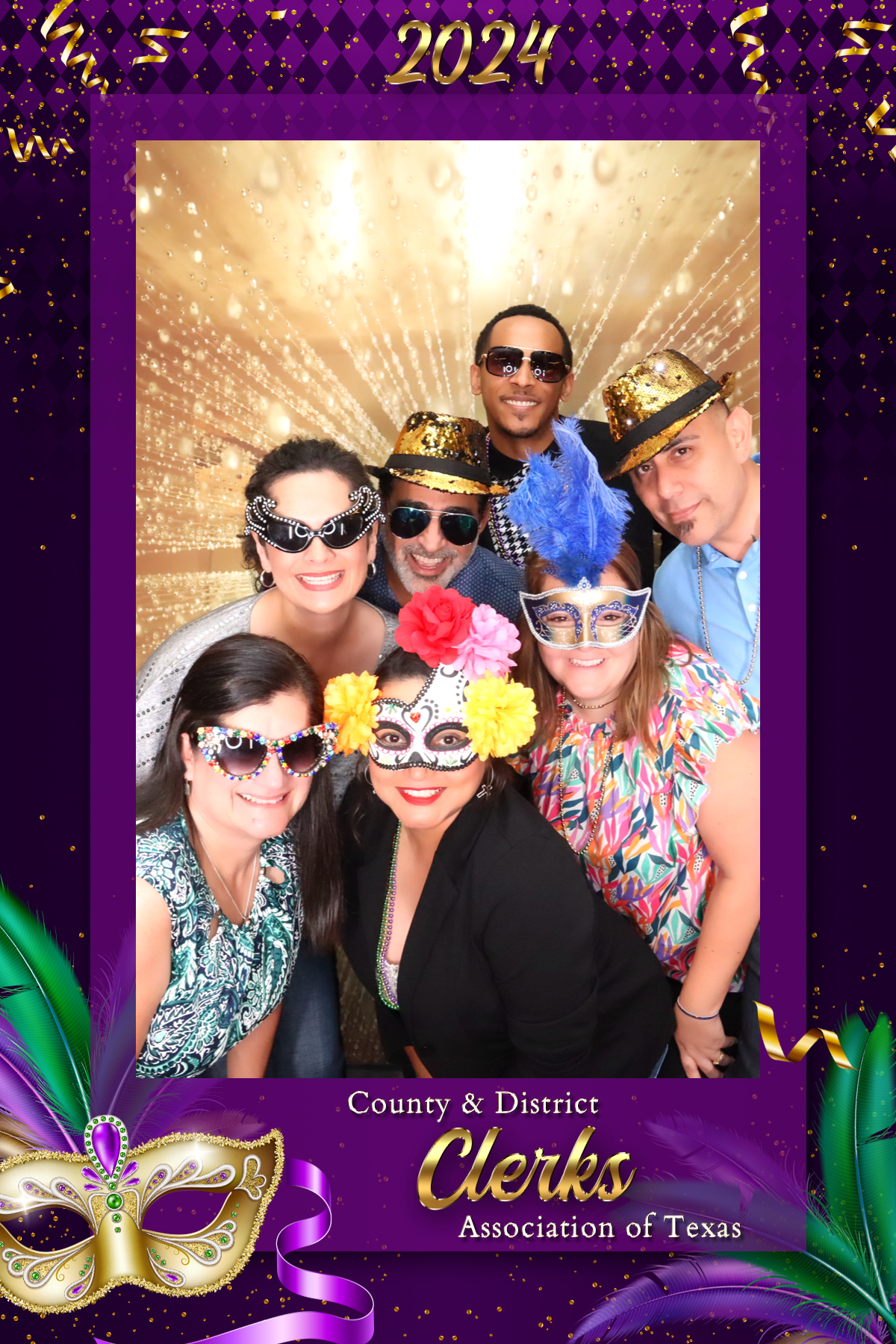 COUNTY & DISTRICT CLERKS MARDI GRAS BANQUET | View more photos from the event at gallery.rckapturedmemories.com/u/RCKapturedMemories/COUNTY-DISTRICT-CLERKS-MARDI-GRAS-BANQUET