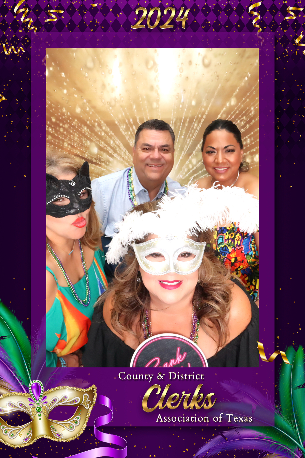 COUNTY & DISTRICT CLERKS MARDI GRAS BANQUET | View more photos from the event at gallery.rckapturedmemories.com/u/RCKapturedMemories/COUNTY-DISTRICT-CLERKS-MARDI-GRAS-BANQUET