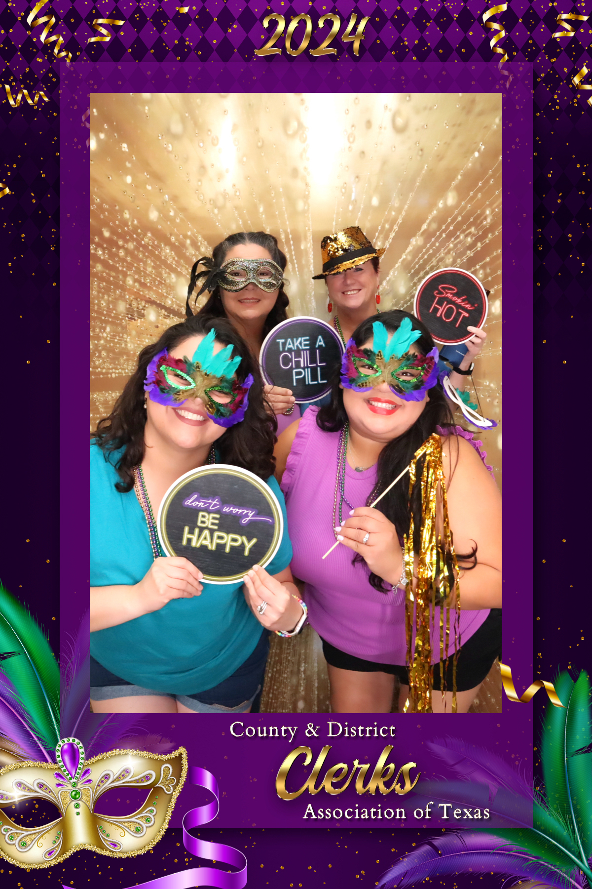 COUNTY & DISTRICT CLERKS MARDI GRAS BANQUET | View more photos from the event at gallery.rckapturedmemories.com/u/RCKapturedMemories/COUNTY-DISTRICT-CLERKS-MARDI-GRAS-BANQUET
