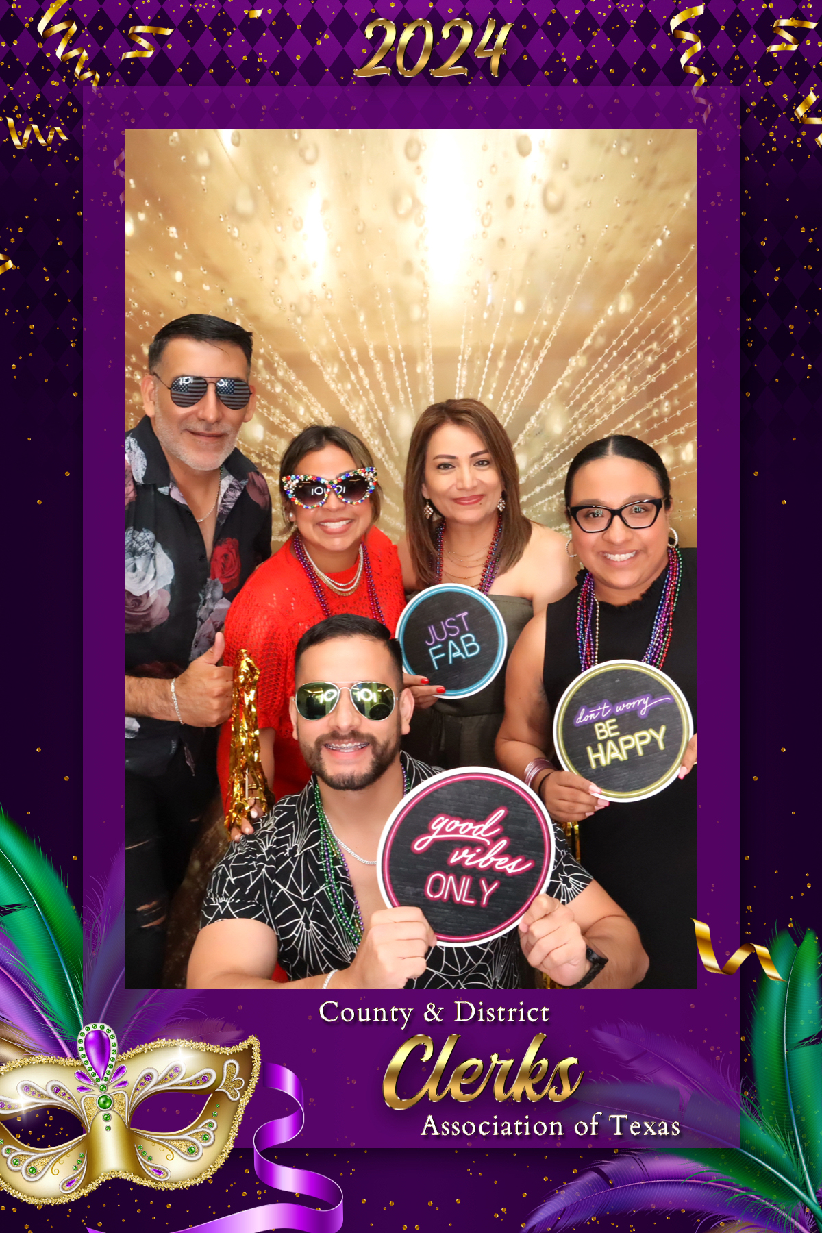 COUNTY & DISTRICT CLERKS MARDI GRAS BANQUET | View more photos from the event at gallery.rckapturedmemories.com/u/RCKapturedMemories/COUNTY-DISTRICT-CLERKS-MARDI-GRAS-BANQUET
