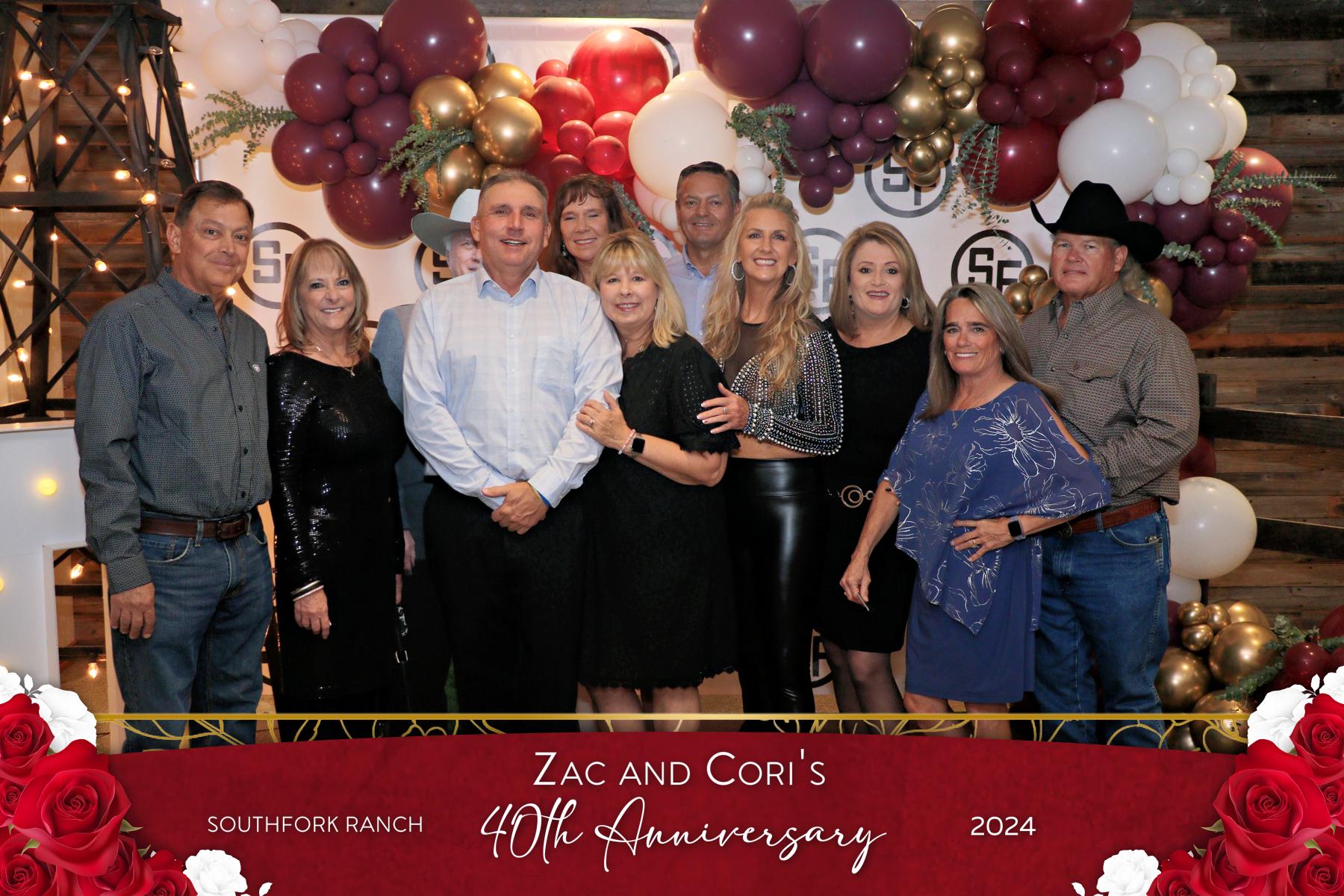 Zac and Cori's 40th Anniversary Celebration | View more photos from the event at gallery.rckapturedmemories.com/u/RCKapturedMemories/Zac-and-Coris-40th-Anniversary-Celebration