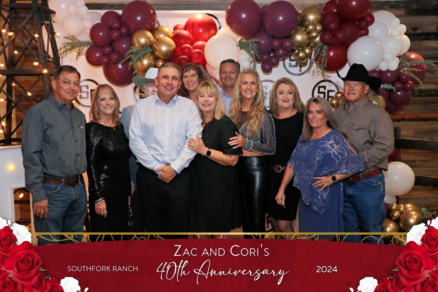 Zac and Cori's 40th Anniversary Celebration | View more photos from the event at gallery.rckapturedmemories.com/u/RCKapturedMemories/Zac-and-Coris-40th-Anniversary-Celebration