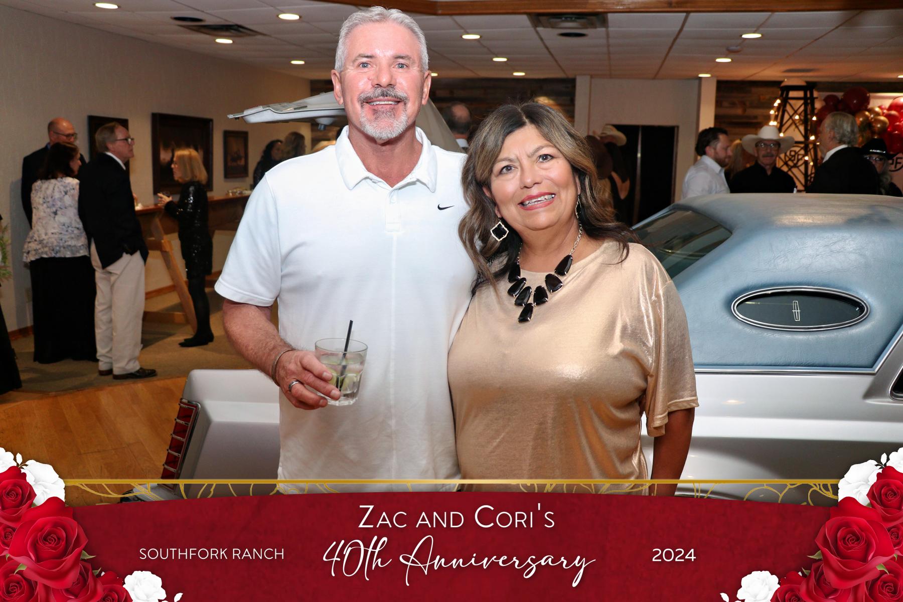 Zac and Cori's 40th Anniversary Celebration | View more photos from the event at gallery.rckapturedmemories.com/u/RCKapturedMemories/Zac-and-Coris-40th-Anniversary-Celebration