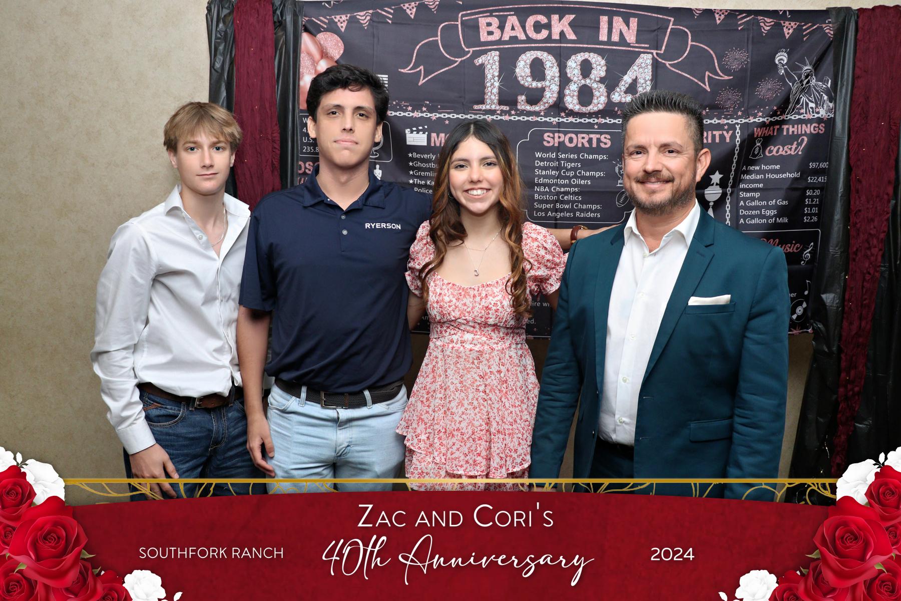 Zac and Cori's 40th Anniversary Celebration | View more photos from the event at gallery.rckapturedmemories.com/u/RCKapturedMemories/Zac-and-Coris-40th-Anniversary-Celebration