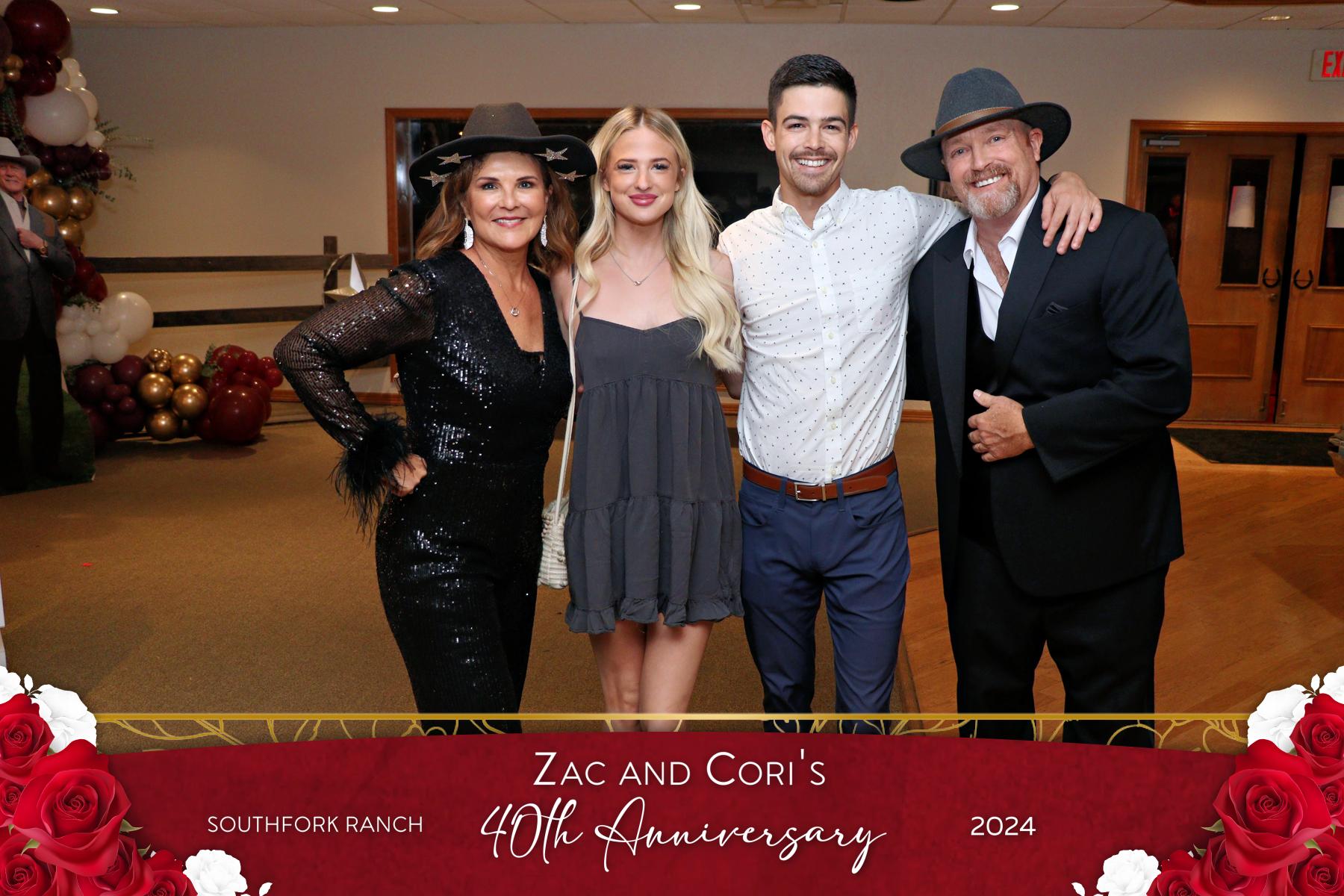 Zac and Cori's 40th Anniversary Celebration | View more photos from the event at gallery.rckapturedmemories.com/u/RCKapturedMemories/Zac-and-Coris-40th-Anniversary-Celebration