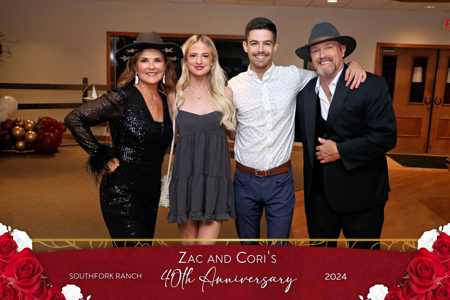 Zac and Cori's 40th Anniversary Celebration | View more photos from the event at gallery.rckapturedmemories.com/u/RCKapturedMemories/Zac-and-Coris-40th-Anniversary-Celebration
