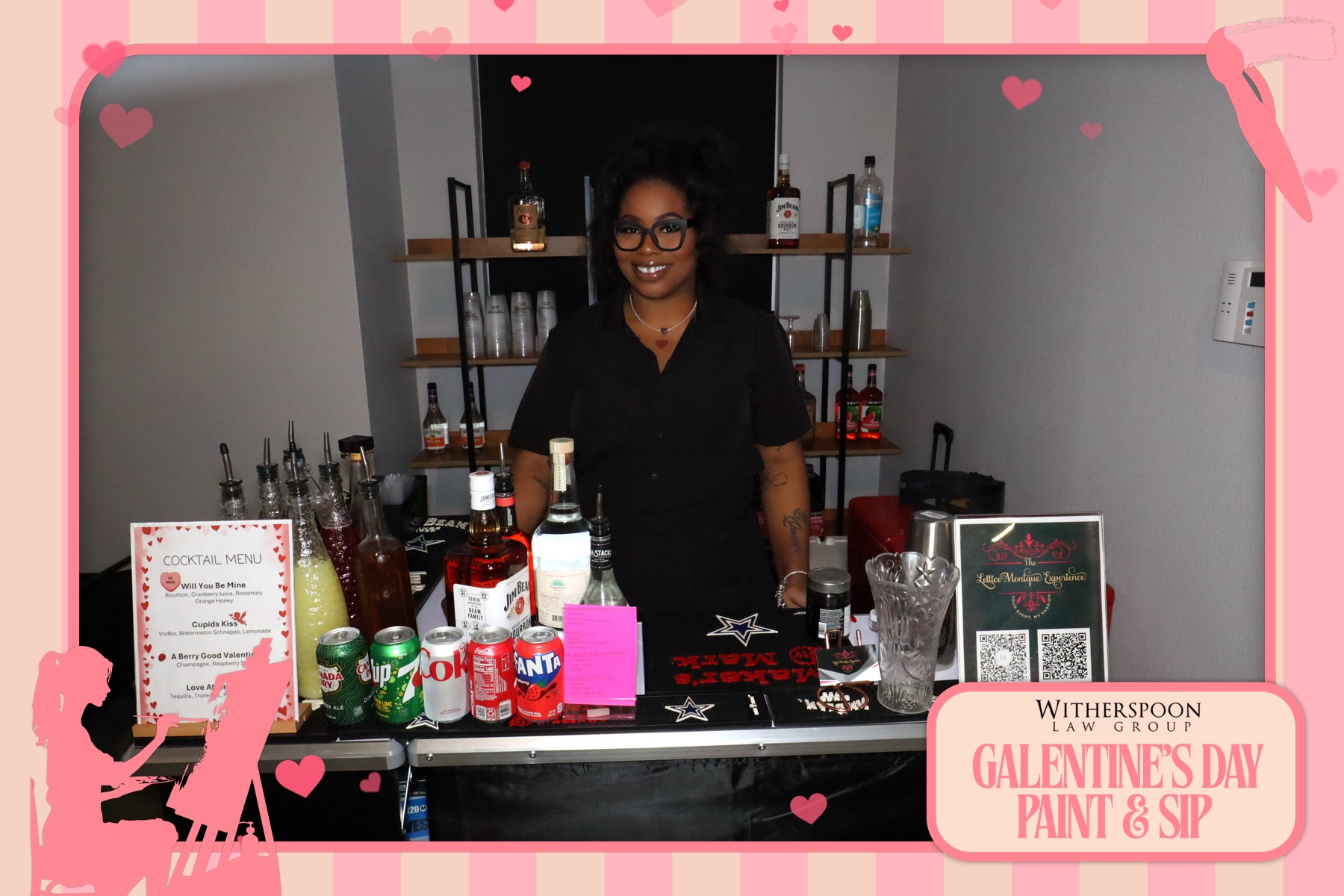 Galentine's Day:  Paint & Sip Party | View more photos from the event at gallery.rckapturedmemories.com/u/RCKapturedMemories/Galentines-Day-Paint-Sip-Party