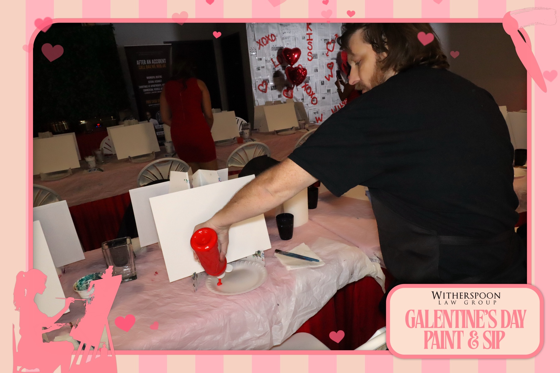 Galentine's Day:  Paint & Sip Party | View more photos from the event at gallery.rckapturedmemories.com/u/RCKapturedMemories/Galentines-Day-Paint-Sip-Party
