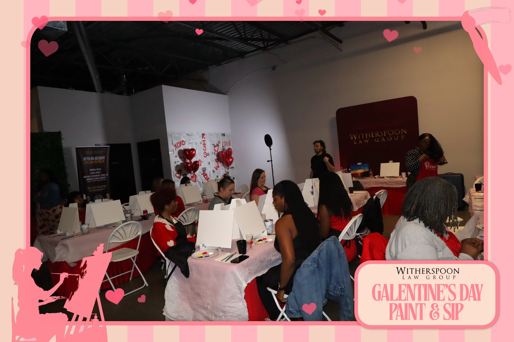 Galentine's Day:  Paint & Sip Party | View more photos from the event at gallery.rckapturedmemories.com/u/RCKapturedMemories/Galentines-Day-Paint-Sip-Party