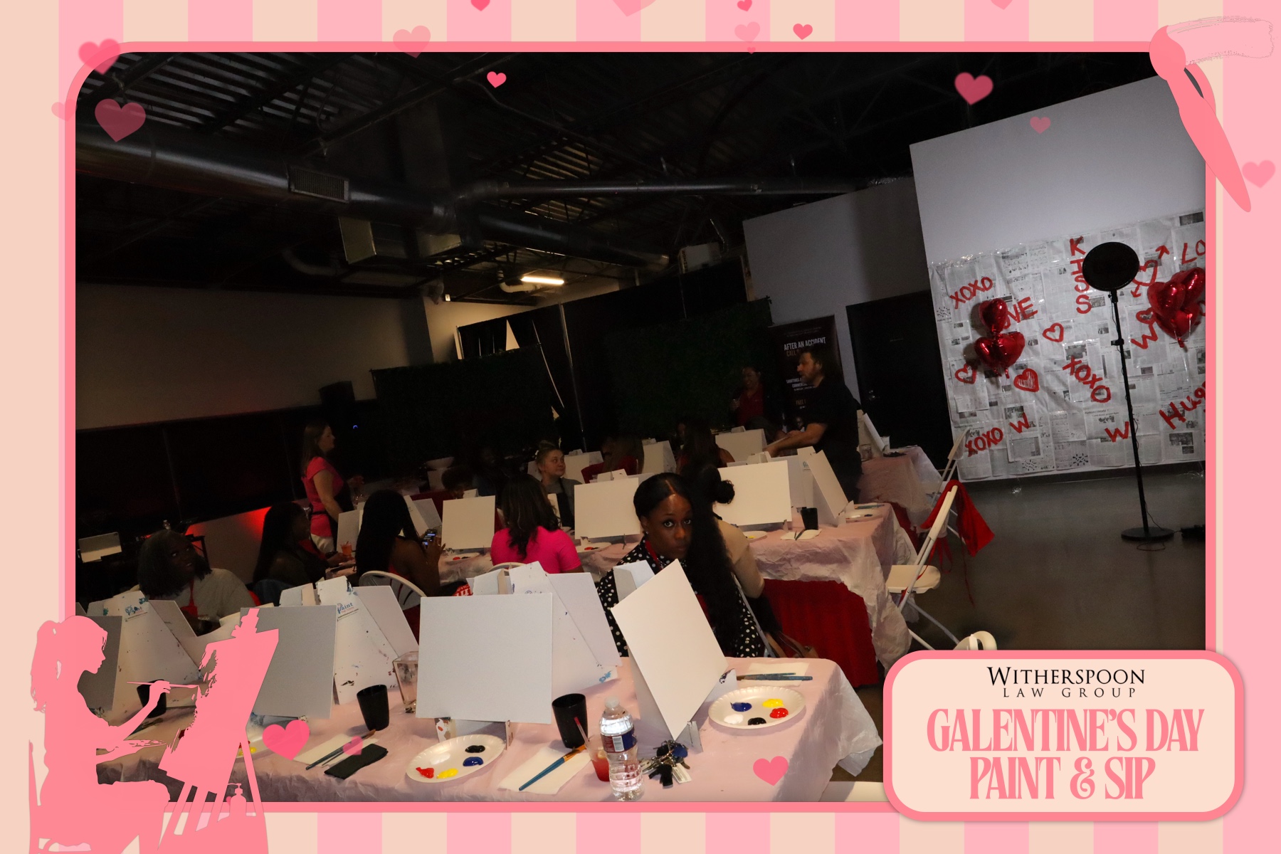 Galentine's Day:  Paint & Sip Party | View more photos from the event at gallery.rckapturedmemories.com/u/RCKapturedMemories/Galentines-Day-Paint-Sip-Party