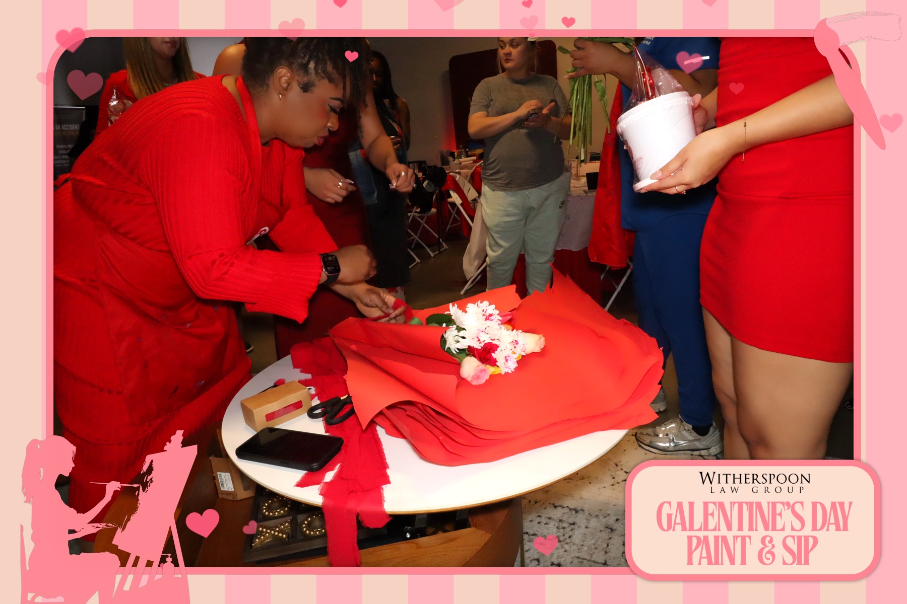 Galentine's Day:  Paint & Sip Party | View more photos from the event at gallery.rckapturedmemories.com/u/RCKapturedMemories/Galentines-Day-Paint-Sip-Party