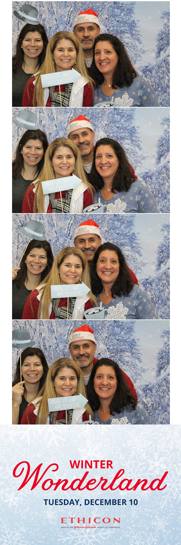 Ethicon Winter Wonderland  | View more photos from the event at gallery.saycheesephotobooth.com/u/SayCheesePhotoBooth/Ethicon-Winter-Wonderland