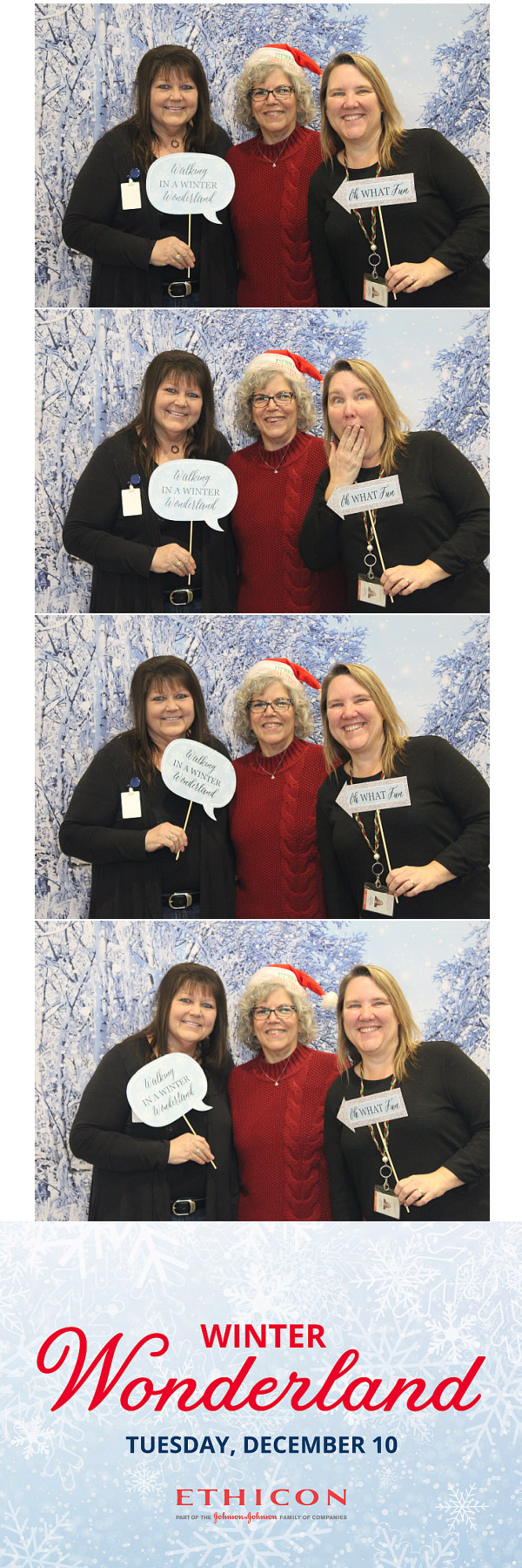 Ethicon Winter Wonderland  | View more photos from the event at gallery.saycheesephotobooth.com/u/SayCheesePhotoBooth/Ethicon-Winter-Wonderland