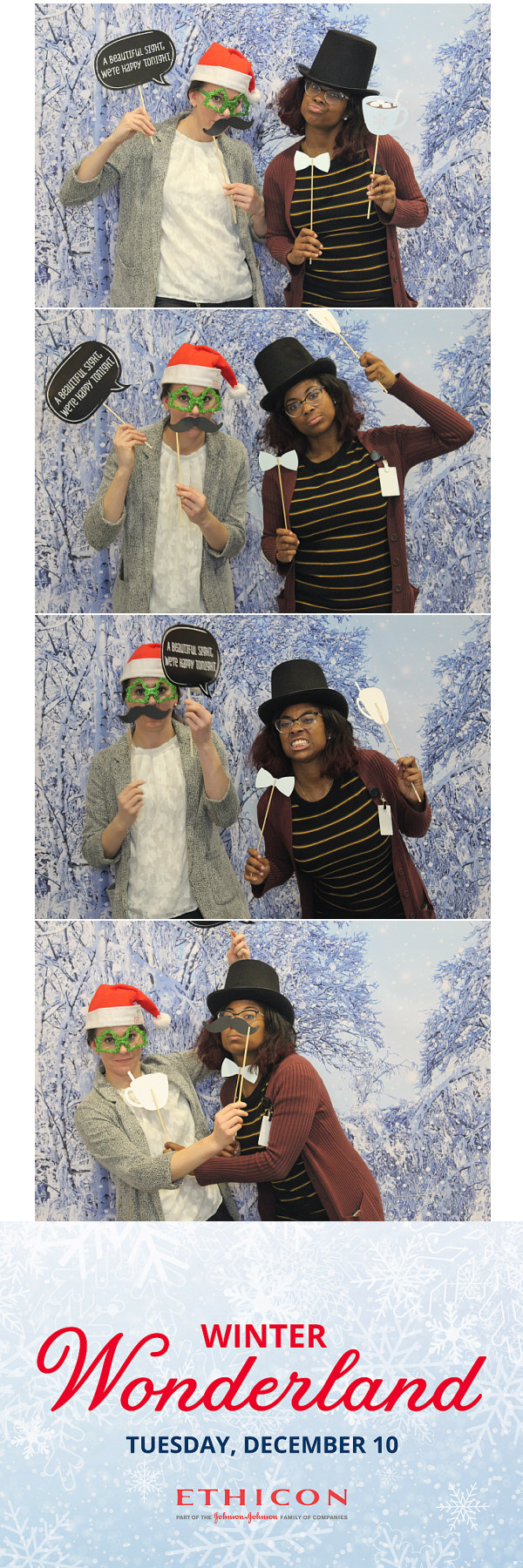 Ethicon Winter Wonderland  | View more photos from the event at gallery.saycheesephotobooth.com/u/SayCheesePhotoBooth/Ethicon-Winter-Wonderland