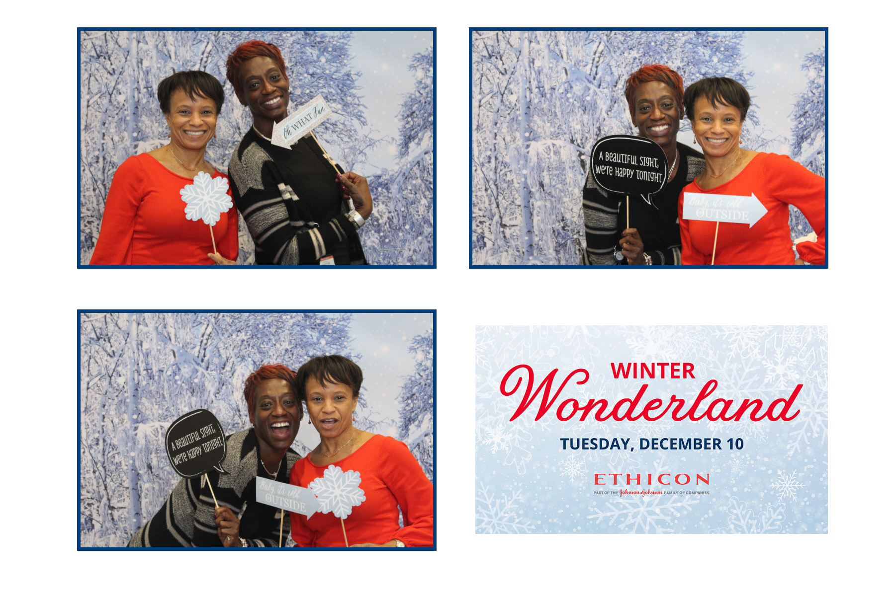 Ethicon Winter Wonderland  | View more photos from the event at gallery.saycheesephotobooth.com/u/SayCheesePhotoBooth/Ethicon-Winter-Wonderland