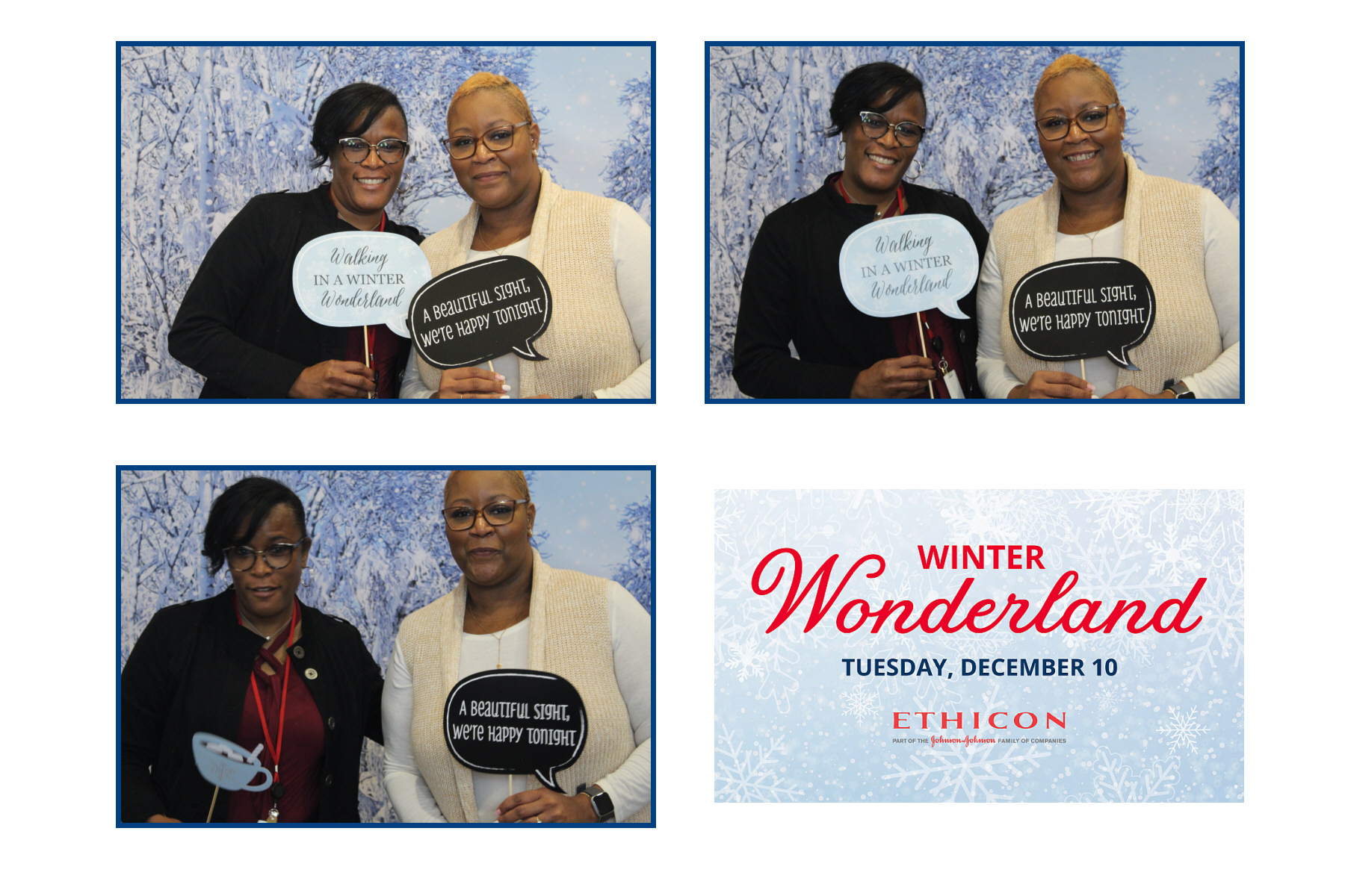 Ethicon Winter Wonderland  | View more photos from the event at gallery.saycheesephotobooth.com/u/SayCheesePhotoBooth/Ethicon-Winter-Wonderland