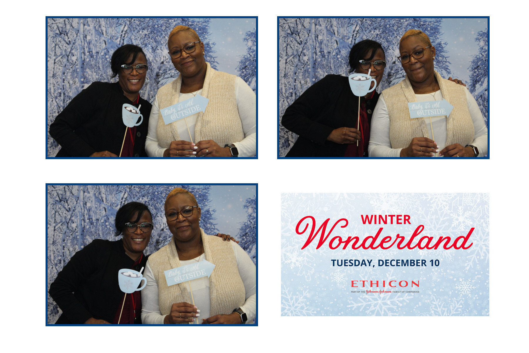 Ethicon Winter Wonderland  | View more photos from the event at gallery.saycheesephotobooth.com/u/SayCheesePhotoBooth/Ethicon-Winter-Wonderland