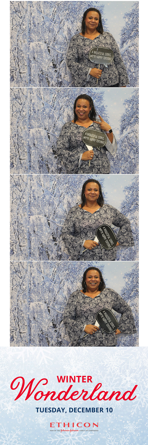 Ethicon Winter Wonderland  | View more photos from the event at gallery.saycheesephotobooth.com/u/SayCheesePhotoBooth/Ethicon-Winter-Wonderland