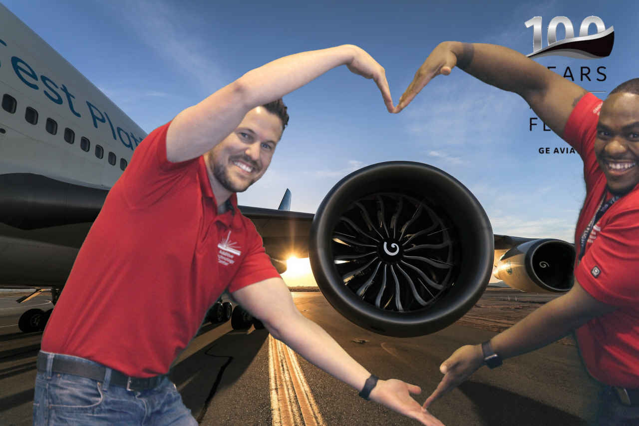 GE 100 Years in Aviation  | View more photos from the event at gallery.saycheesephotobooth.com/u/SayCheesePhotoBooth/GE-100-Years-in-Aviation