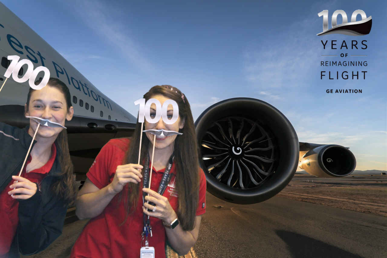 GE 100 Years in Aviation  | View more photos from the event at gallery.saycheesephotobooth.com/u/SayCheesePhotoBooth/GE-100-Years-in-Aviation