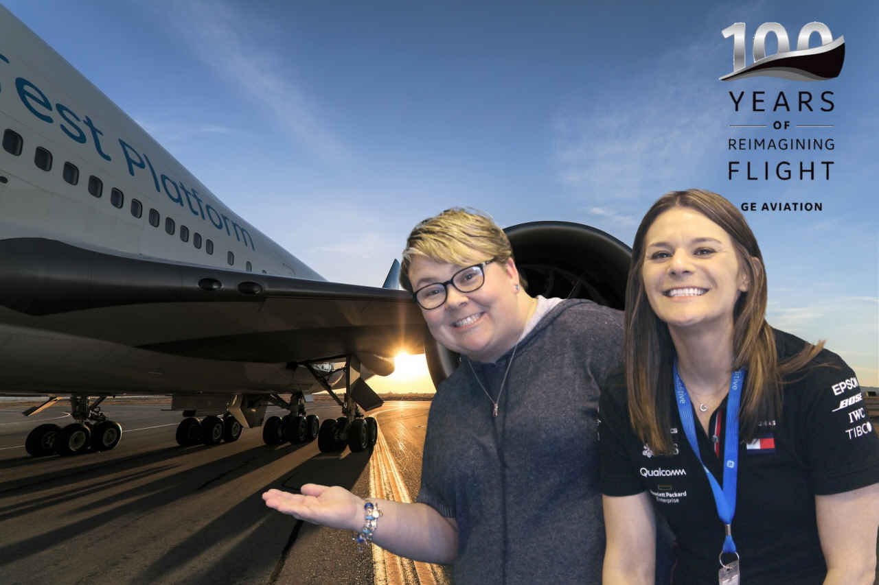 GE 100 Years in Aviation  | View more photos from the event at gallery.saycheesephotobooth.com/u/SayCheesePhotoBooth/GE-100-Years-in-Aviation