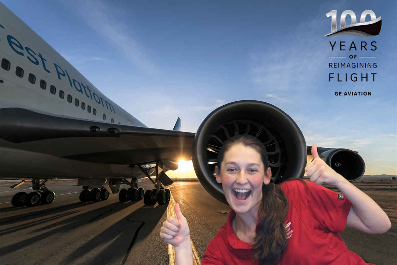 GE 100 Years in Aviation  | View more photos from the event at gallery.saycheesephotobooth.com/u/SayCheesePhotoBooth/GE-100-Years-in-Aviation